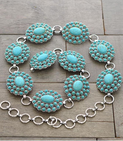 Turquoise Link Belt Size S