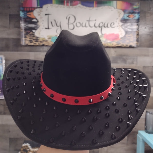 Studded Western Hat