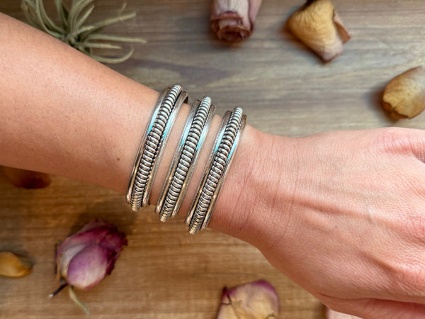 Sterling Silver Heavy-Duty Cuff Bracelet