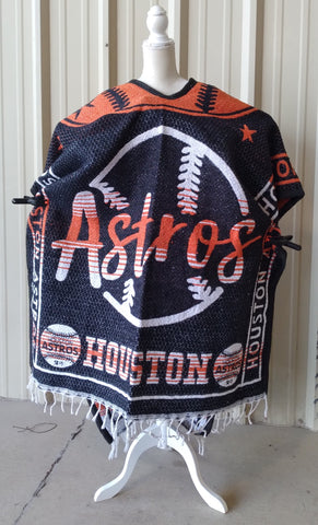 Houston Astros Woven Poncho