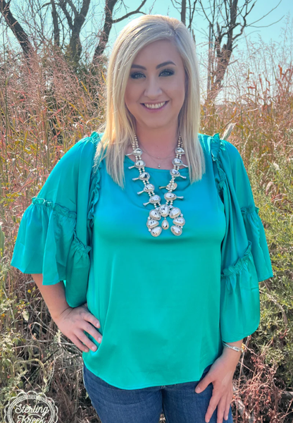 Into The Night Top - Teal