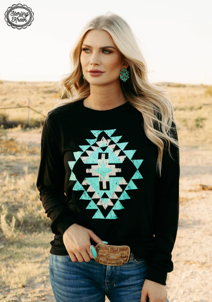 Icy Aztec Tee