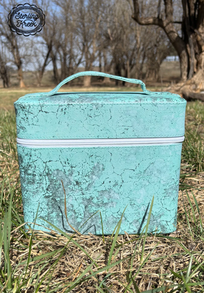 Turquoise Herd Makeup Box