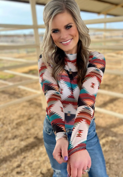 Southern Roots Mesh Top