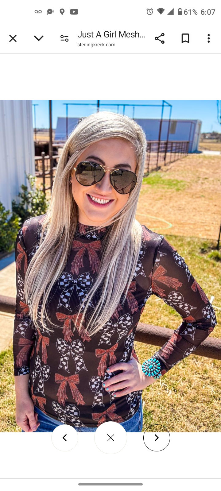 Just A Girl Mesh Top