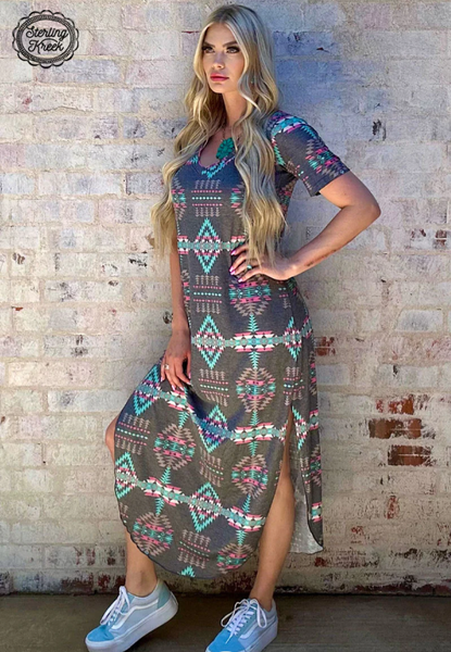 Aztec Heights Maxi Dress