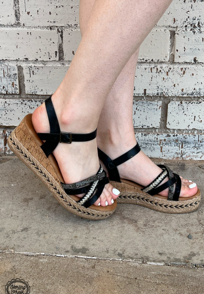 Girl's Night Out Sandal - Black