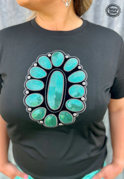 Streets of Turquoise Tee