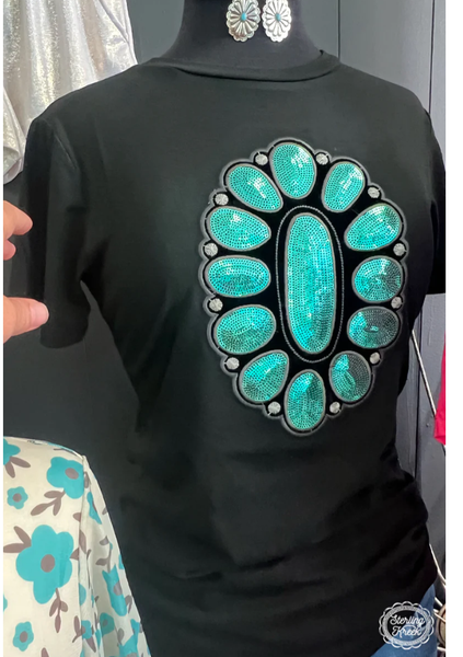 Streets of Turquoise Tee