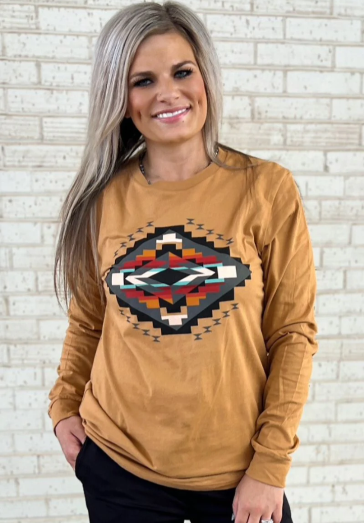 Fall Sunset Long Sleeved Tee