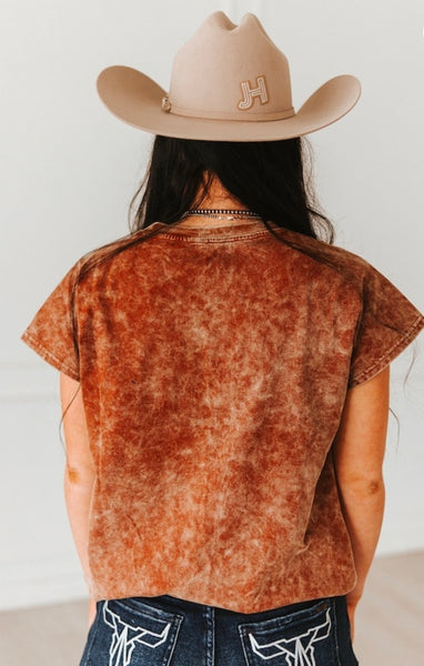 See You Cowboy Wash Patch Embroidered Shirt