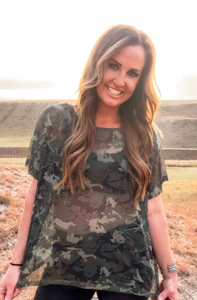 Camo Kreek Mesh Top