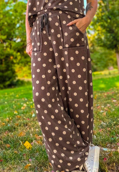 Mocha Dot Pants