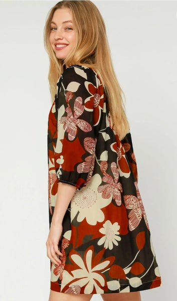 Floral Print Dress