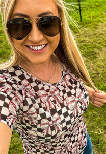 Dirt And Diamonds Short Sleeve Mesh Top