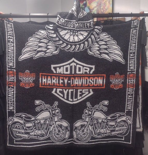 Harley Davidson Hooded Poncho