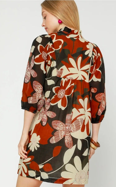 Floral Print Dress