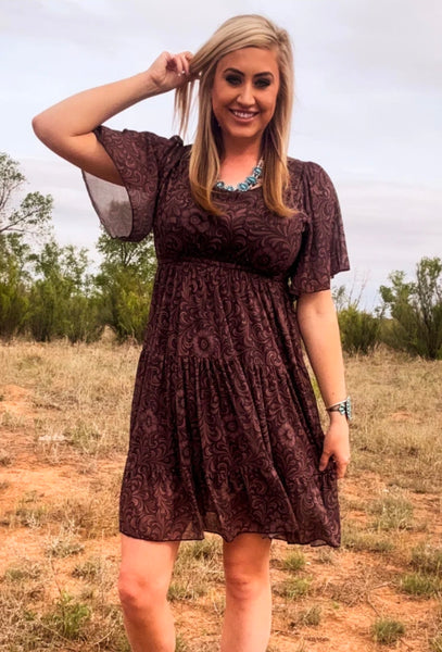 Bronzed Bloom Dress