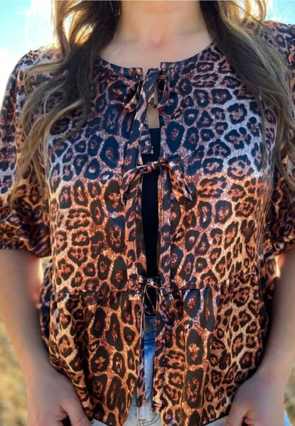 Hear Me Roar Tie Top