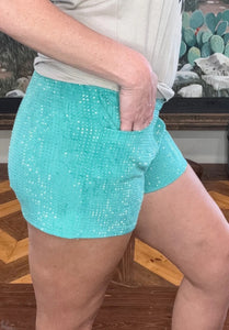 Jitterbug Shorts Turquoise