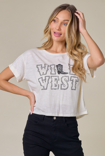 Wild West & Boots Graphic Tee