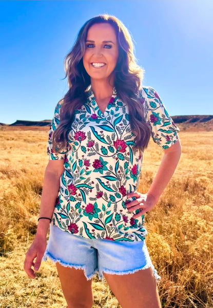 Floral Breeze Top