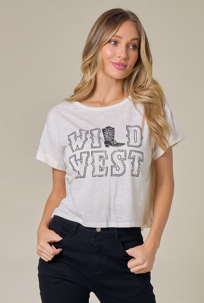 Wild West & Boots Graphic Tee