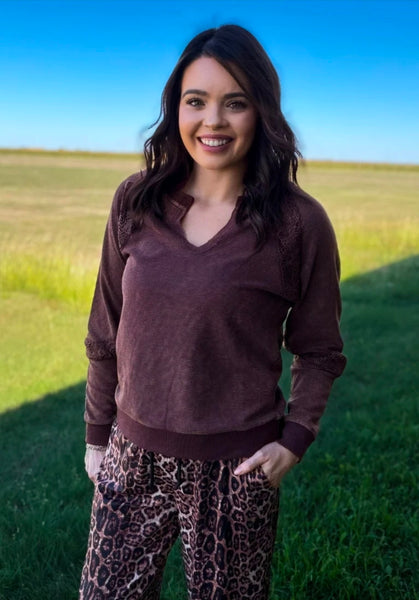 Cowgirl Chic Top - Mocha