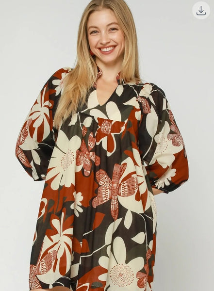 Floral Print Dress