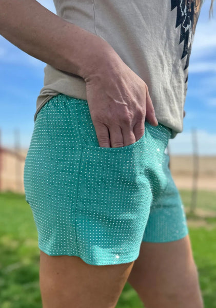 Jitterbug Shorts Turquoise