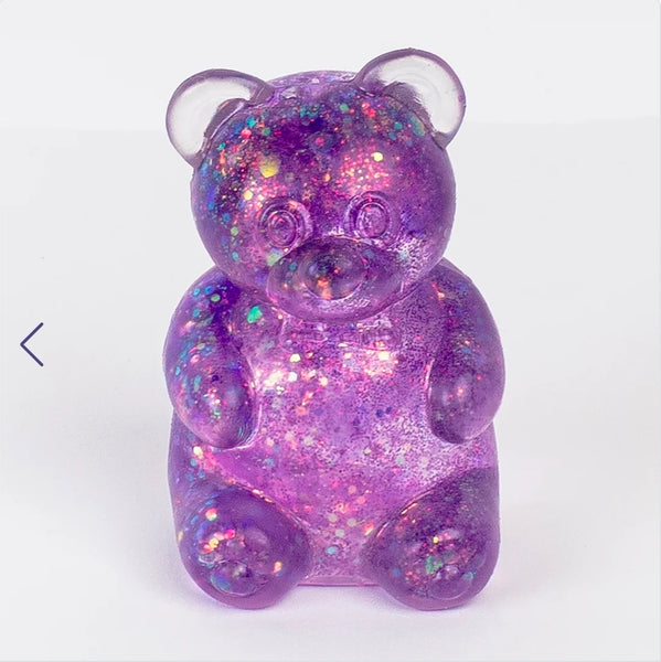 Glitter Gummy Bears Squishy Fidget Variety Box