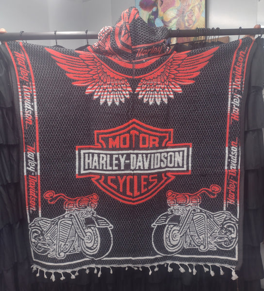 Harley Davidson Hooded Poncho