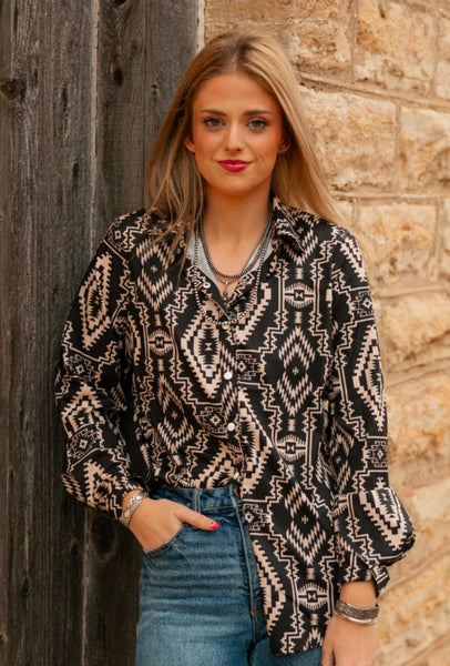 Sundown Smoke Button Up