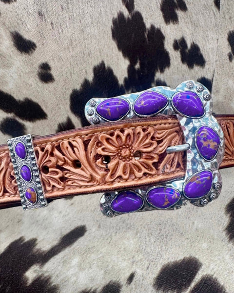Buckle Up Belt Buckle Purple