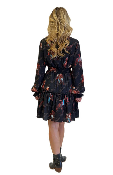 Rodeo Time Dress - Black