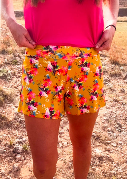 Warm Wildflower Shorts