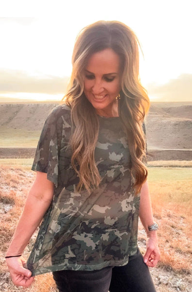 Camo Kreek Mesh Top