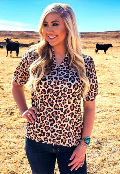 Savanna Spot Top