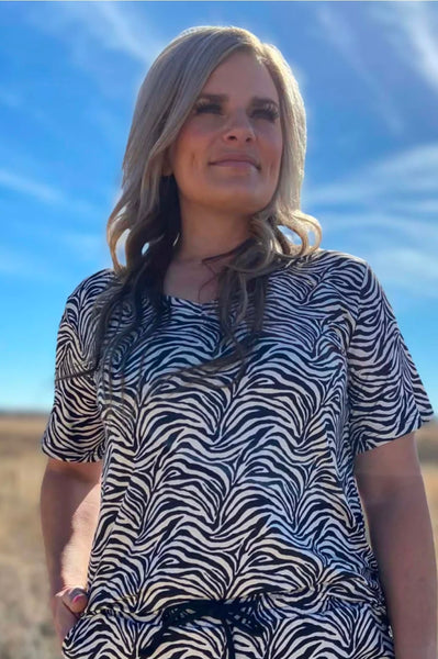 Cowgirl Safari V-Neck Top