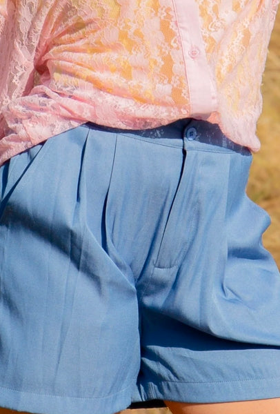 Trouser Shorts - Chambray
