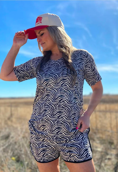 Cowgirl Safari V-Neck Top