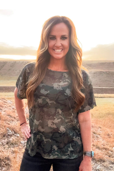 Camo Kreek Mesh Top