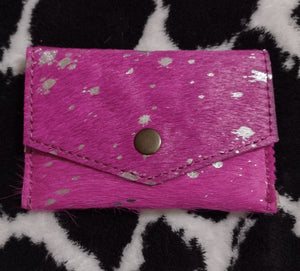 Pink Acid Wash Pouch