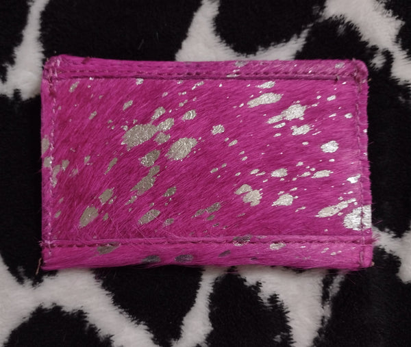 Pink Acid Wash Pouch