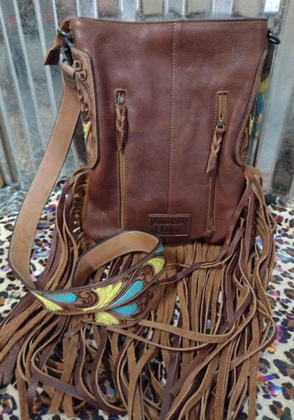 Large Fringed Crossbody