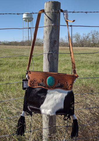 Turquoise Marble Eye Crossbody