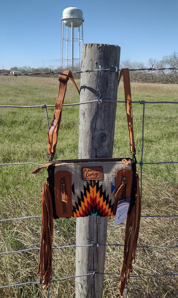 Camel Saddle Blanket Crossbody