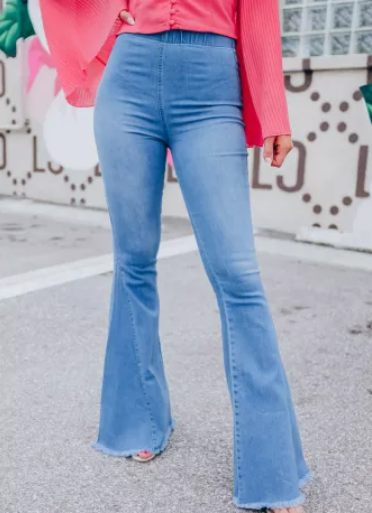 High Waist Flare Jeans