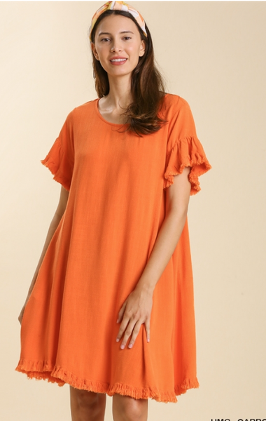 Carrot Linen Dress