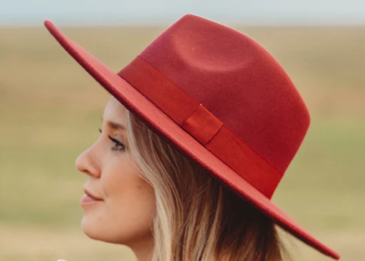 The Maddie Hat - Burgundy